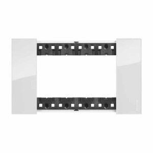 Bticino Abdeckrahmen  Living Now 4 Module Farbe Eis Ka4804dw