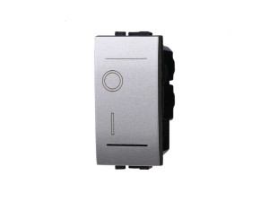 Ettroit Lg0402 Bipolarer Schalter 2p 16a Silber 0-1 Kompatibel Bticino Living Silber