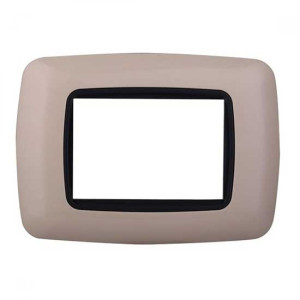 Ettroit Kompatible Abdeckrahmen Bticino Livinglight 3 Module Konvexer Kunststoff Sand Farbe
