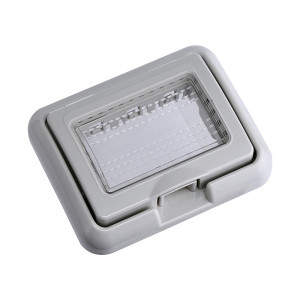 Ettroit Mt2703 Platte Mit 3p-Deckel, Wasserdichte Halterung, Idrobox Ip55, Kompatibel Mit Bticino Matix