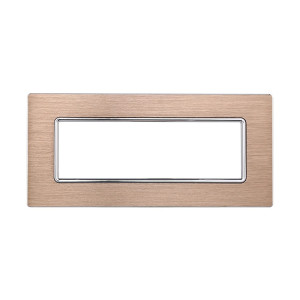 Ettroit Mt86610 6p Aluminiumplatte Bronzefarbe Kompatibel Mit Bticino Matix