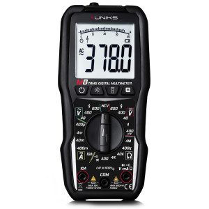 Uniks M8 Kompaktes Trms-Handmultimeter Mit Display – Strom 10 A – Cat Iii 600 V