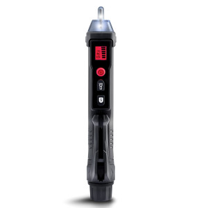 Uniks R10 Phasenprüfer Berührungsloser Spannungsdetektor Mit Display Und Led-Taschenlampe Dual-Range 48v – 1000v