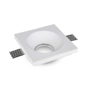 V-Tac Vt-776sq Weißer Gips Einbau Quadratisch Φ120mm Gu10 Gu5.3 Led Spotlight Sku 3641