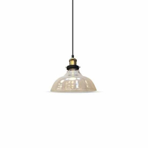 V-Tac Modern Pendant 1mt E27 Elegant Stylish Ф245mm - Mod.Vt-7210 Sku 3730 - Glas Transparent