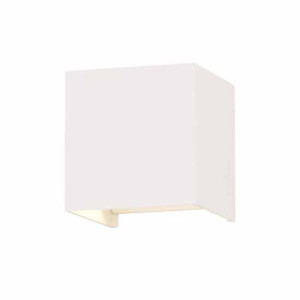 V-Tac Vt-759 5w Led-Wandleuchte Quadratisch 700lm 140lm/w Doppelter Lichtstrahl Einstellbare Farbe Satinweiß 4000k Ip65 217088