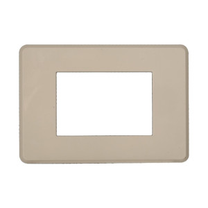 Ettroit An87309 Slim Thin Plate 3p Moon Series Sandfarbe, Kompatibel Mit Bticino Axolute Air