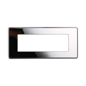 Ettroit An87613 6p Slim Thin Plate Aus Poliertem Chrom, Kompatibel Mit Bticino Axolute Air