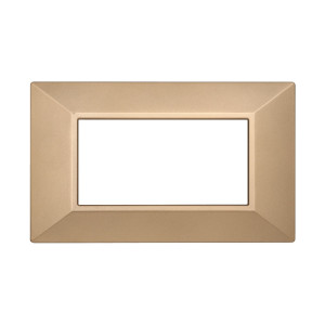 Ettroit An90411 4p Pyramidenplatte Moon Serie, Goldfarbe, Kompatibel Mit Bticino Axolute