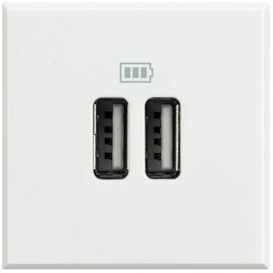 Bticino Hd4285c2 Usb-Ladegerät 5v 2p Weiß - Axolute