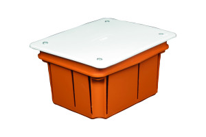 Faeg Unterputz-Anschlussdose 119x96x70 Mit Abdeckung Und Befestigungsschrauben Ip40  Fg10210
