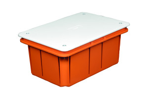 Faeg Wandeinbau-Anschlussdose 153x98x70 Mit Abdeckung Und Schrauben Ip40  Fg10211