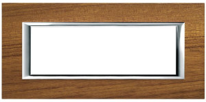 Bticino Axolute – 6p-Teller Aus Teakholz Ha4806ltk