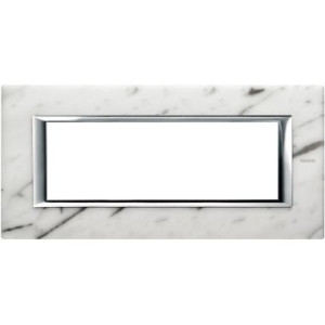 Bticino Axolute - 6p 6-Platz-Teller Aus Echtem Carrara-Marmor Ha4806rmc
