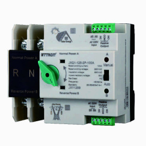 Ettroit Jx11299 Ats Dual Power Photovoltaik Automatischer Transferschalter 100a 2p