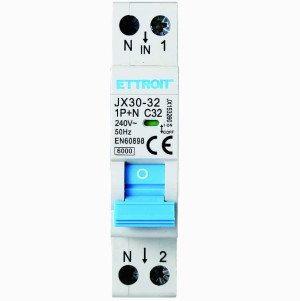Ettroit Thermomagnetschalter 1p+n 32a 220v 6ka Jx153260