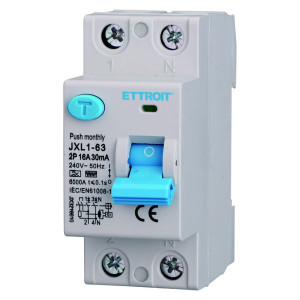 Ettroit Pure Differenzial-Leistungsschalter 2p 16a 30ma 220v-6ka Kurve F - Jx3216610