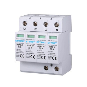 Ettroit Überspannungsableiter 220v Typ T2 4-Polig 275v 10 Ka-20ka Belegt 4 Din-Module  Jx5410