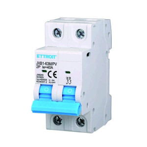 Ettroit Photovoltaischer Magnetischer Thermoschalter 2p Dc 500v 40a 6ka Belegt 2 Din-Module  Jx6240