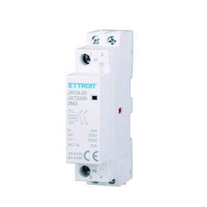 Ettroit Modularschütz Din 2p 220v 20a 2 Kontakte No 2no - Jx72200