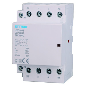 Ettroit Modularschütz Din 4p Ac 220v 63a 2 Schließer + 2 Öffner - Jx74632