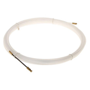 Raytech Professionelle Kabelverschraubungssonde Aus Transparentem Nylon Mit Festem Kopf Ø4 Mm, Länge 10 Meter