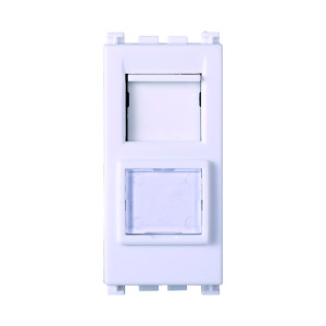 Ettroit Rj45 Cat6 Datenbuchsenmodul Netzwerkanschluss Kompatibel Mit Vimar Arke Farbe Weiß, Va2356b