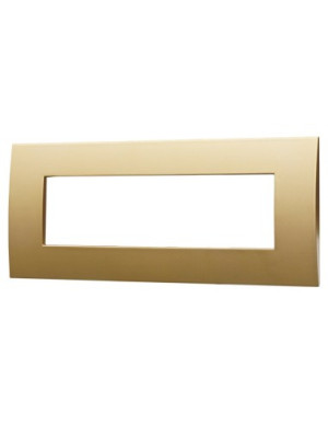 Ettroit Va83711 Venus Serie 7p Kunststoffplatte, Farbe Gold, Kompatibel Mit Vimar Arke