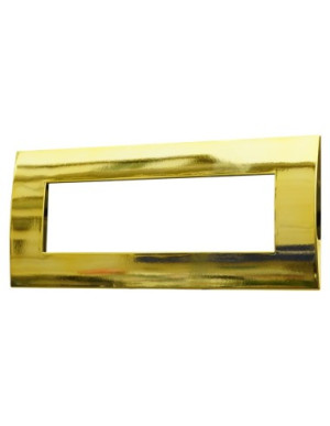 Ettroit Platte 7p Der Venus-Serie Aus Kunststoff, Farbe Gold Glänzend, Kompatibel Mit Vimar Arke – Va83712