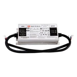 Meanwell Xlg-75-24-A Ac/dc Led Treiber Transformator 74.4w 24v 3.1a 100-305v Einstellbarer Potentiometer Pfc Funktion Wasserdicht Ip67