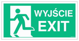 AC076 Wyjście / EXIT lewostronne