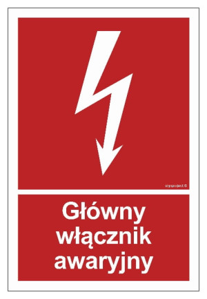 BC035 Główny włącznik awaryjny