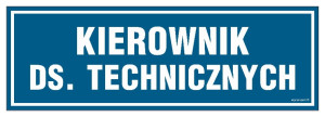 PA106 Kierownik ds. technicznych