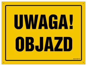 OA002 Uwaga! Objazd