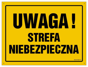 OA026 Uwaga! Strefa niebezpieczna