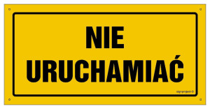 OA191 Nie uruchamiać