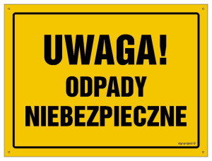 OA094 Uwaga! Odpady niebezpieczne