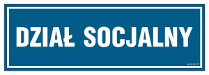 PA289 Dział socjalny
