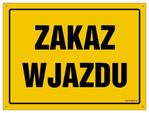 OA125 Zakaz wjazdu