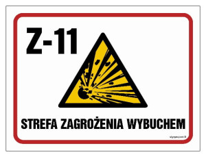 NB026 Strefa zagrożenia wybuchem Z-11