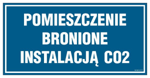 PA558 Pomieszczenie bronione instalacją CO2