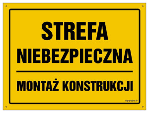 OA084 Strefa niebezpieczna. Montaż konstrukcji