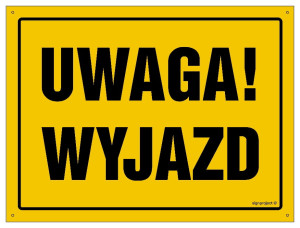 OA151 Uwaga! Wyjazd