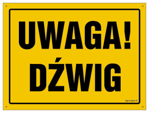 OA058 Uwaga! Dźwig