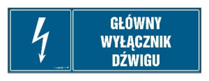 HH023 Główny wyłącznik dźwigu