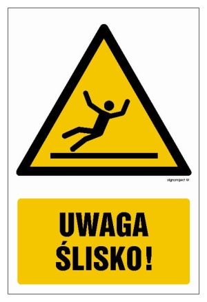 GF020 Uwaga - ślisko