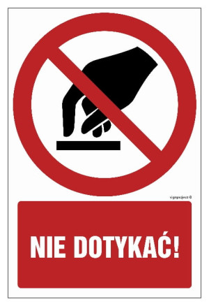 GC014 Nie dotykać