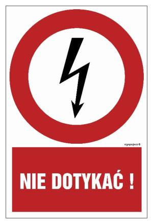 HC007 Nie dotykać