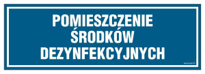 PA379 Pomieszczenie środków dezynfekcyjnych