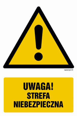 GF049 Uwaga strefa niebezpieczna